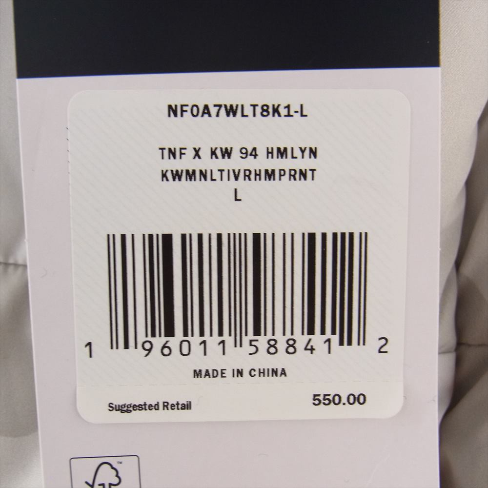 THE NORTH FACE ノースフェイス NF0A7WLT × KAWS カウズ Retro 1994 Himalayan Parka ヒマラヤン カモ ダウン ジャケット オフホワイト系 L【美品】【中古】