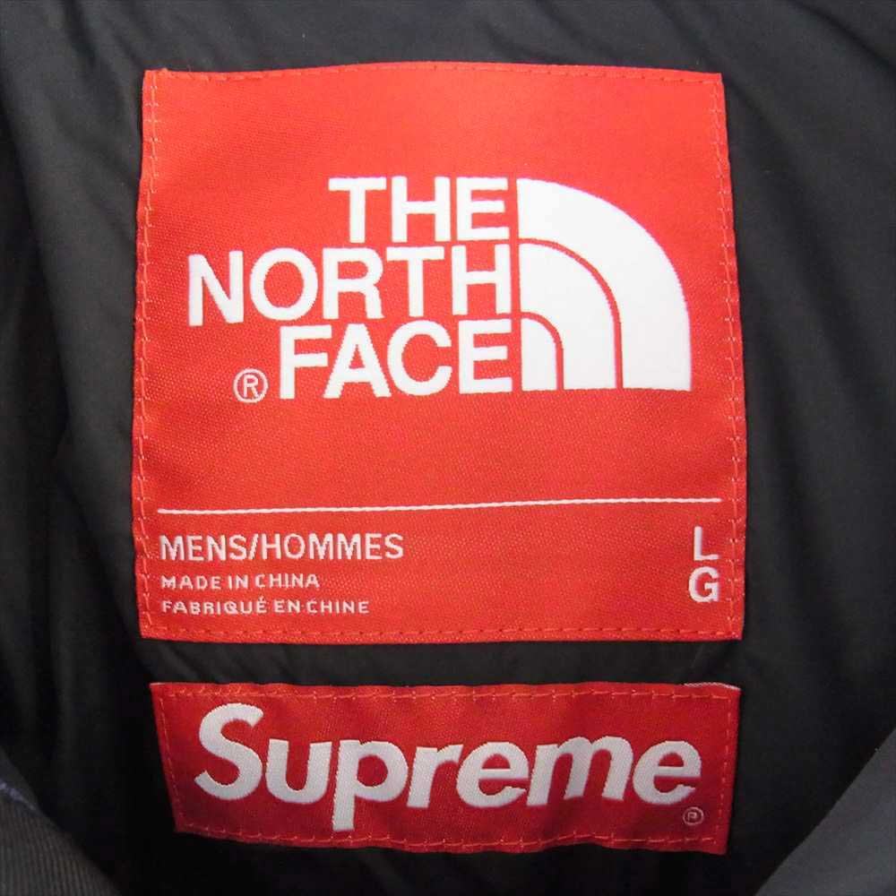 Supreme シュプリーム 21AW ND52100I Bleached Denim Print Nuptse ブリーチ デニム プリント ヌプシ ダウン ジャケット マルチカラー系 L【極上美品】【中古】