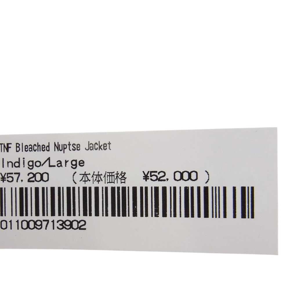 Supreme シュプリーム 21AW ND52100I Bleached Denim Print Nuptse ブリーチ デニム プリント ヌプシ ダウン ジャケット マルチカラー系 L【極上美品】【中古】