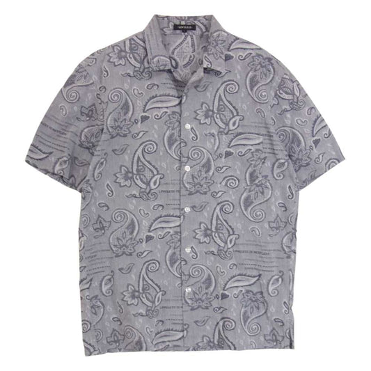 LOVELESS ラブレス バンダナプリント 半袖 シャツ グレー系 1【中古】