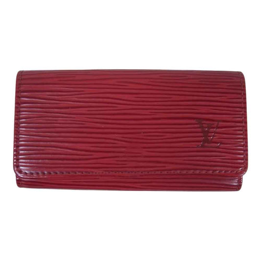 LOUIS VUITTON ルイ・ヴィトン エピ 4蓮 レザー キーケース レッド系【中古】