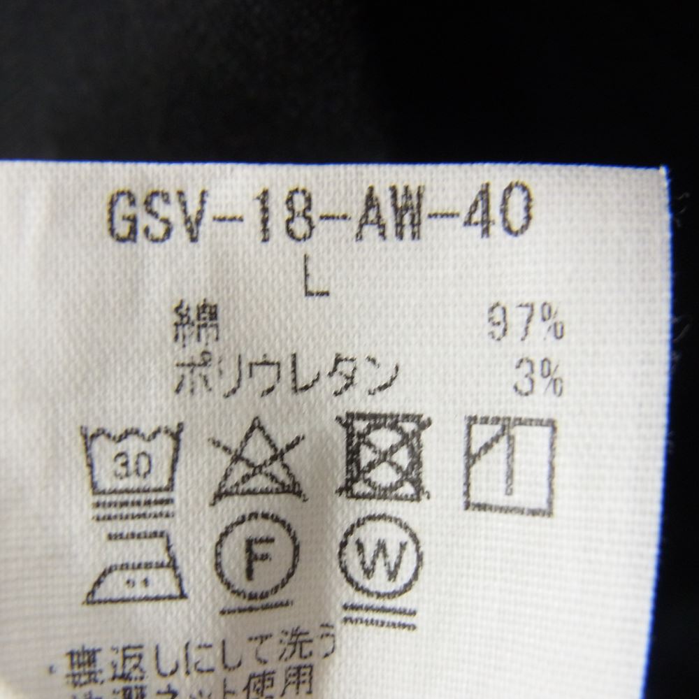 GANGSTERVILLE ギャングスタービル GSV-18AW-40 THUG - PANTS SLIM スリム チノ パンツ ブラック系 L【中古】