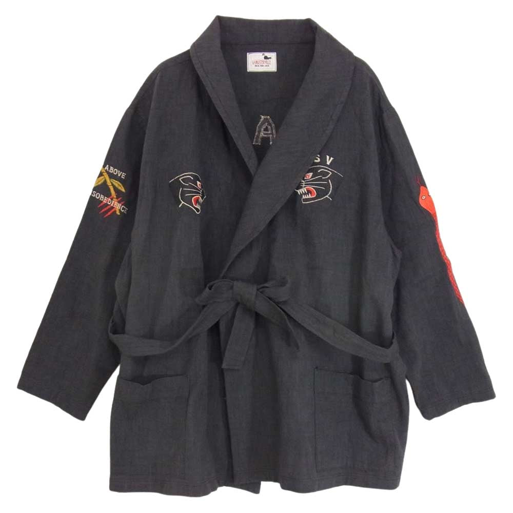 GANGSTERVILLE ギャングスタービル GSV-19-SS-25 OUVENIR COAT スーベニア コート 刺繍 ダークグレー系 L【中古】