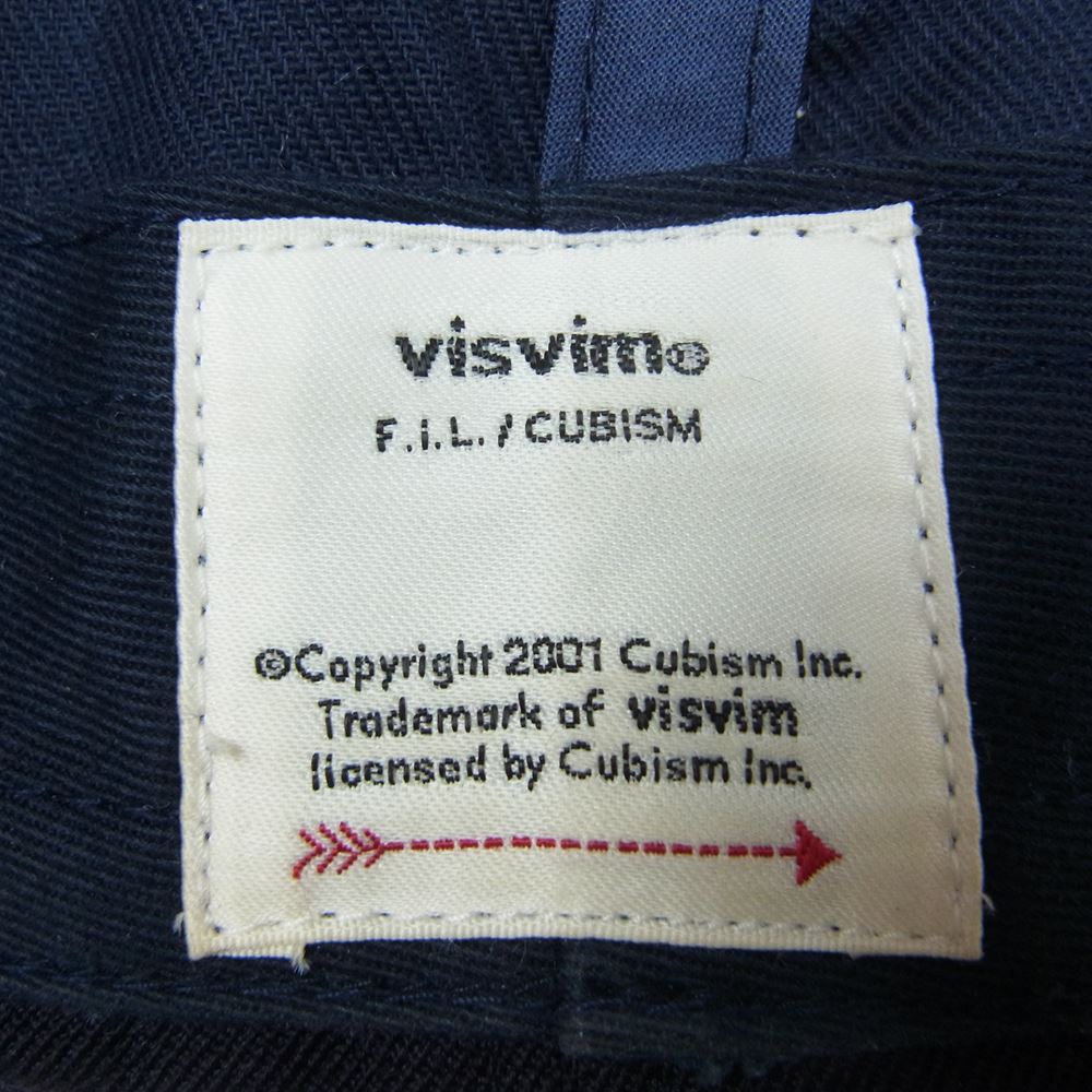 VISVIM ビズビム 19AW 0119203003023 EXCELSIOR CAP エクセルシオール キャップ ネイビー系 SM【中古】