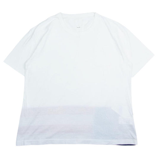 VISVIM ビズビム 19SS 0119305010002 FIL JUMBO TEE S/S STARS スター フィル ジャンボ 半袖 Tシャツ ホワイト系 3【中古】