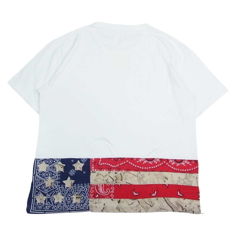 VISVIM ビズビム 19SS 0119305010002 FIL JUMBO TEE S/S STARS スター フィル ジャンボ 半袖 Tシャツ ホワイト系 3【中古】