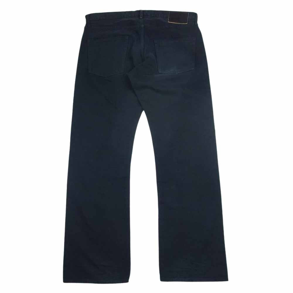 VISVIM ビズビム 21SS 0121105005011 SOCIAL SCULPTURE 01 SLIM BLK DMGD-17 ソーシャル スカルプチャー スリム デニム パンツ ネイビー系 36【中古】