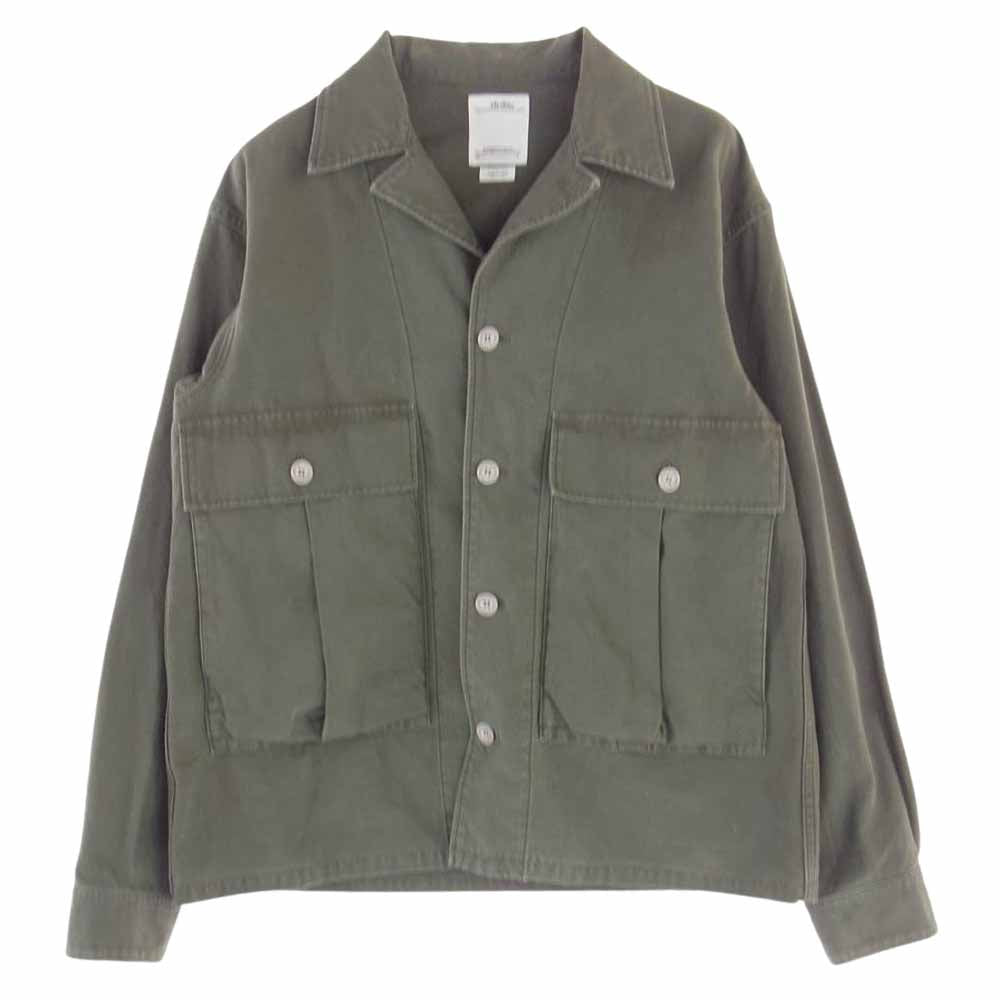 VISVIM ビズビム 19SS 0119105013028 DOMAINE SHIRT JKT PALISADES ドメーヌ パリセーズ シャツ ジャケット  カーキ系 2【中古】