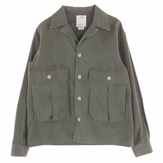 VISVIM ビズビム 19SS 0119105013028 DOMAINE SHIRT JKT PALISADES ドメーヌ パリセーズ シャツ ジャケット  カーキ系 2【中古】