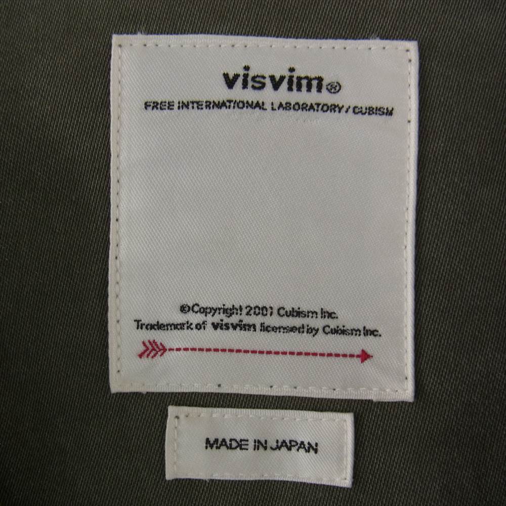 VISVIM ビズビム 19SS 0119105013028 DOMAINE SHIRT JKT PALISADES ドメーヌ パリセーズ シャツ ジャケット  カーキ系 2【中古】