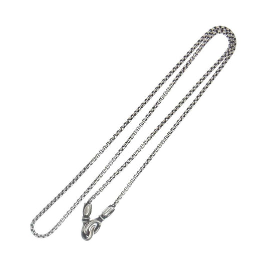 LONE ONES ロンワンズ Kiss & Flow Hook Box Chain XS キスアンドフロー フック ボックス チェーン ネックレス 40cm シルバー系【中古】