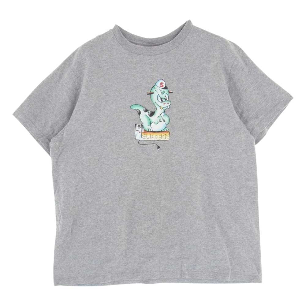 Supreme シュプリーム 20SS Dinosaur Tee ディノサウルス プリント 半袖 Tシャツ グレー系 M【中古】
