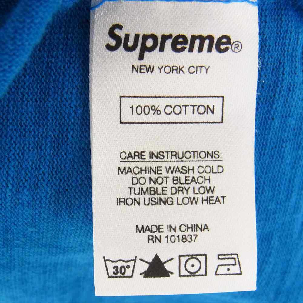 Supreme シュプリーム L/S Pocket Tee ポケット 長袖 Tシャツ ブルー ブルー系 M【中古】