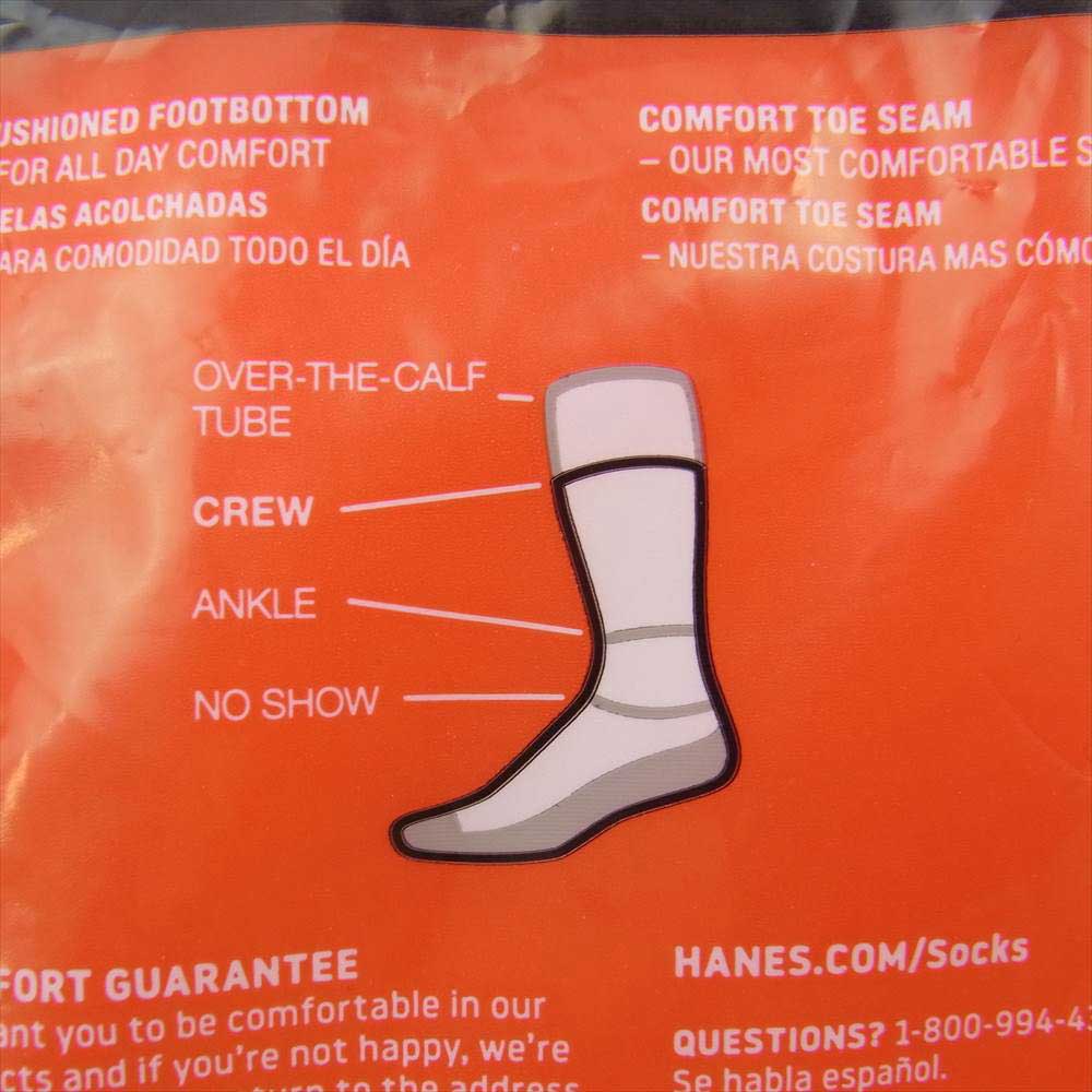 Supreme シュプリーム 22SS Hanes Crew Socks (4 Pack) ヘインズ クルー ソックス ホワイト系【新古品】【未使用】【中古】