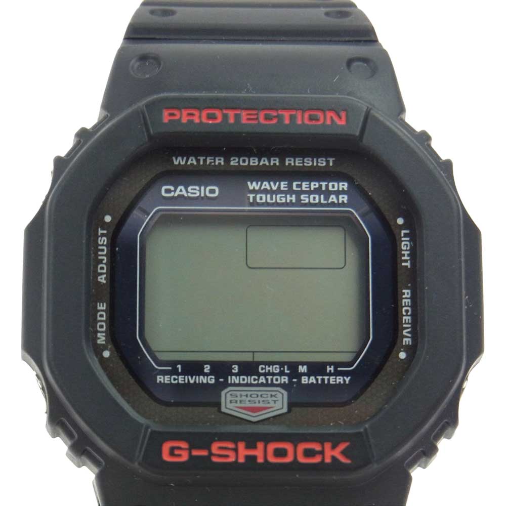 CASIO G-SHOCK カシオ ジーショック GW-5600J Marlboro マルボロ 電波ソーラー 腕時計 ウォッチ ブラック系【中古】