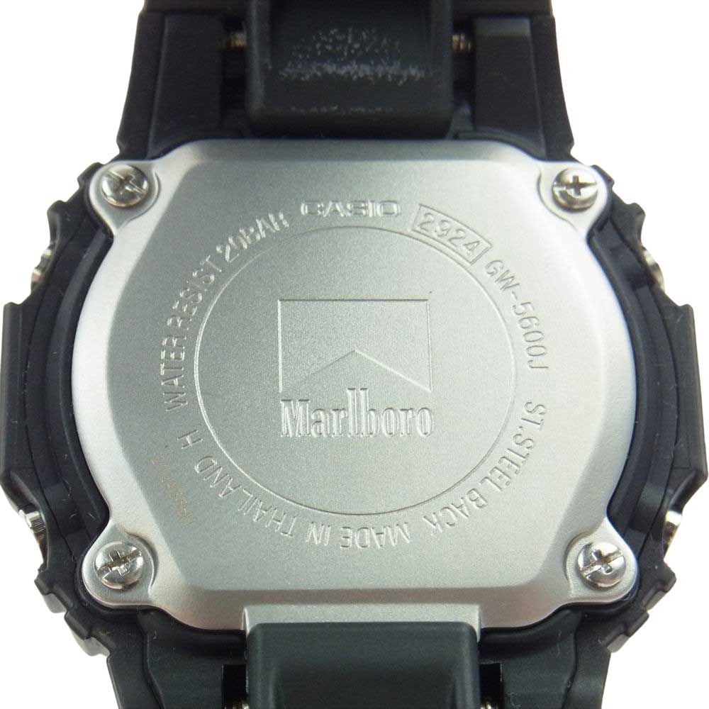 CASIO G-SHOCK カシオ ジーショック GW-5600J Marlboro マルボロ 電波ソーラー 腕時計 ウォッチ ブラック系【中古】