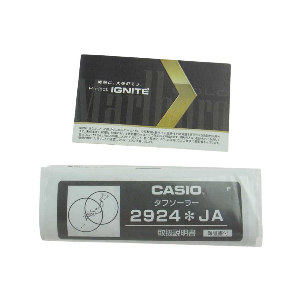 CASIO G-SHOCK カシオ ジーショック GW-5600J Marlboro マルボロ 電波ソーラー 腕時計 ウォッチ ブラック系【中古】