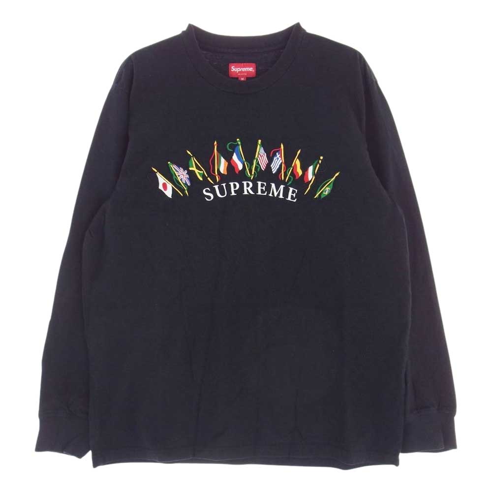 Supreme シュプリーム 19FW Flags L/S TopTee 国旗