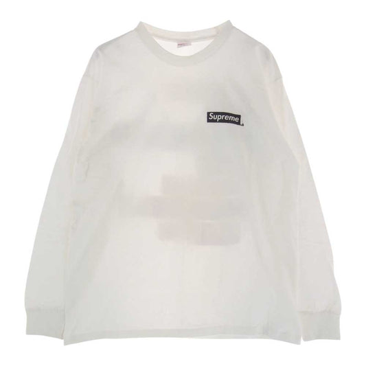 Supreme シュプリーム 20SS Sacred Unique L/S Tee シークレット ユニーク バックプリント 長袖 Tシャツ ホワイト系 M【中古】