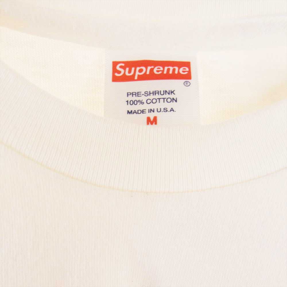 Supreme シュプリーム 20SS Sacred Unique L/S Tee シークレット ユニーク バックプリント 長袖 Tシャツ ホワイト系 M【中古】
