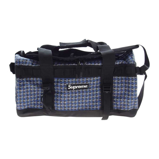 Supreme シュプリーム 21SS × THE NORTH FACE ノースフェイス Studded Small Base Camp Duffle Bag スタッズ スモール キャンプ ダッフル バッグ リュック ショルダー バッグ ブラック系 ネイビー系【中古】