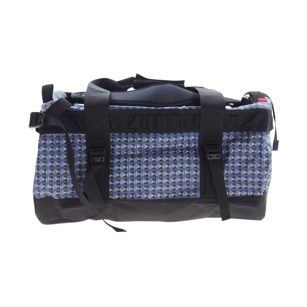 Supreme シュプリーム 21SS × THE NORTH FACE ノースフェイス Studded Small Base Camp Duffle Bag スタッズ スモール キャンプ ダッフル バッグ リュック ショルダー バッグ ブラック系 ネイビー系【中古】