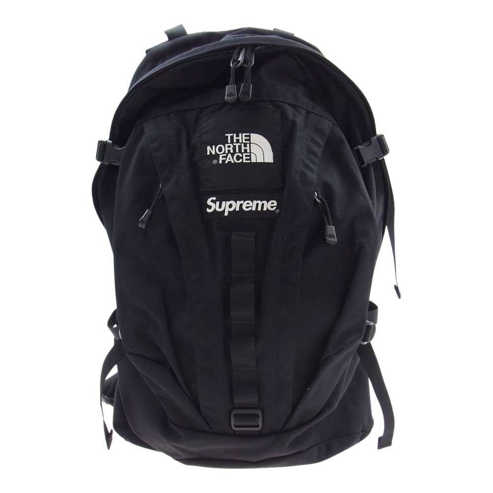Supreme シュプリーム 18AW × THE NORTH FACE ノースフェイス Exedition Backpack エクスペディション バックパック リュック ブラック系【中古】