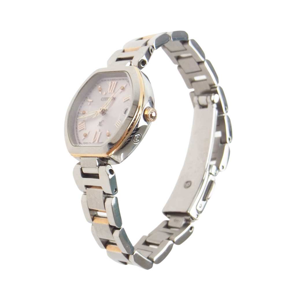 CITIZEN シチズン H058-T019137 XC クロスシー エコドライブ 電波時計 リスト ウォッチ 腕時計 シルバー系【中古】