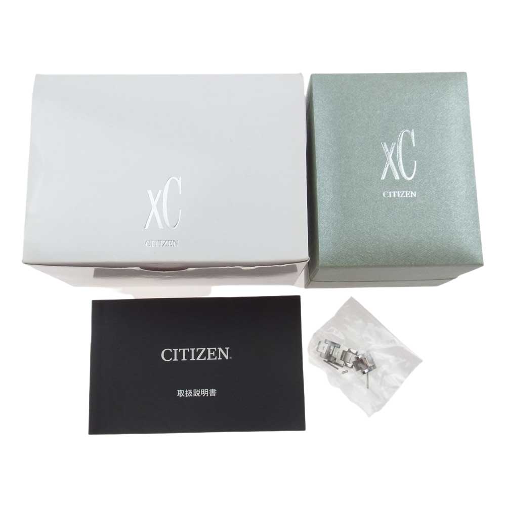 CITIZEN シチズン H058-T019137 XC クロスシー エコドライブ 電波時計 リスト ウォッチ 腕時計 シルバー系【中古】