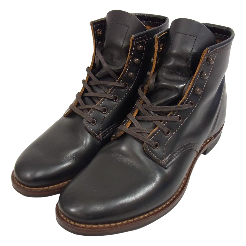 RED WING レッドウィング 9060 茶芯 BECKMAN FLATBOX ベックマン フラットボックス ブラック クローンダイク ブーツ ブラック系 9【中古】