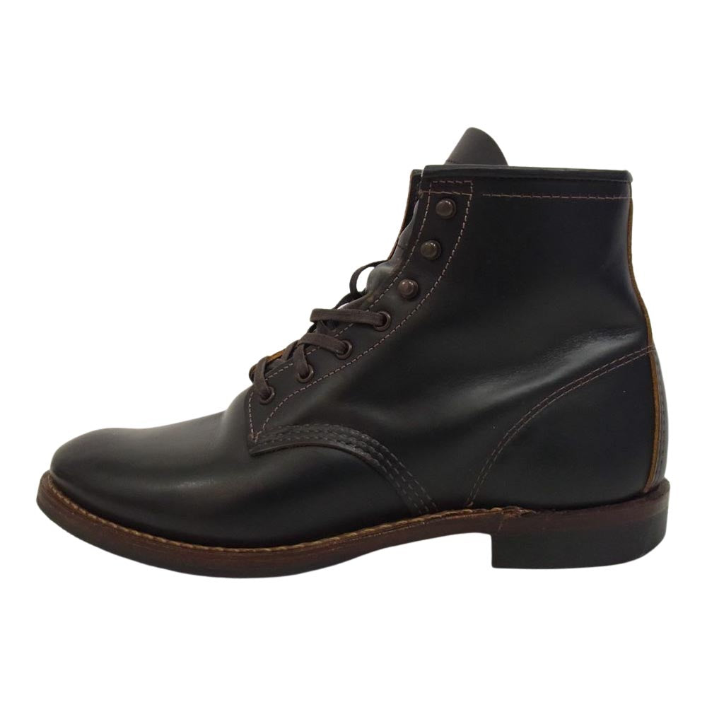 RED WING レッドウィング 9060 茶芯 BECKMAN FLATBOX ベックマン フラットボックス ブラック クローンダイク ブーツ ブラック系 9【中古】