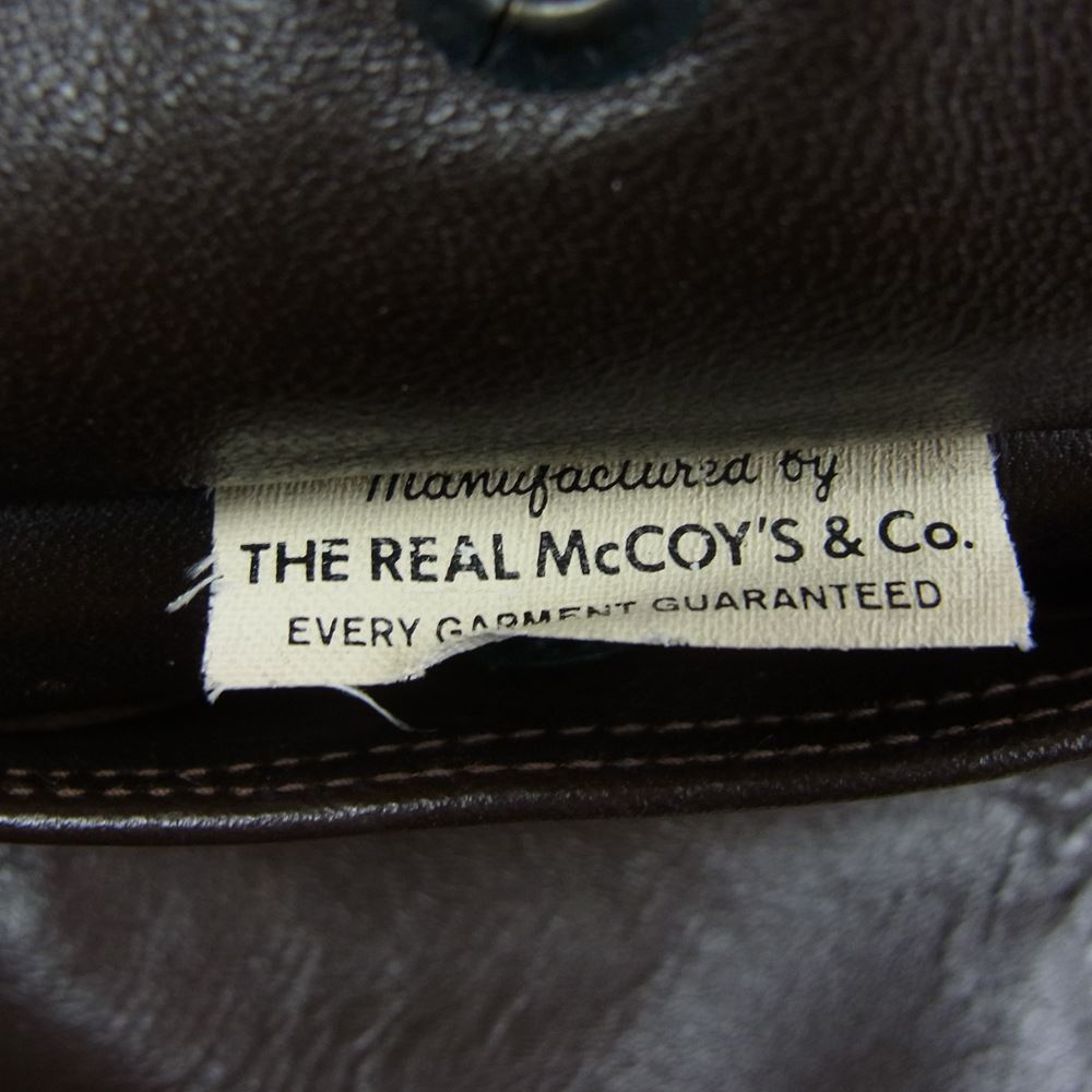 The REAL McCOY'S ザリアルマッコイズ 301415 421401P　 ROUGH WEAR ラフウェア 実名復刻 TYPE A-2 フライト レザー ジャケット ブラウン系 36【中古】