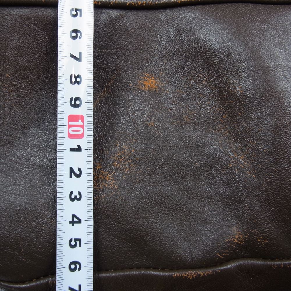 The REAL McCOY'S ザリアルマッコイズ 301415 421401P　 ROUGH WEAR ラフウェア 実名復刻 TYPE A-2 フライト レザー ジャケット ブラウン系 36【中古】