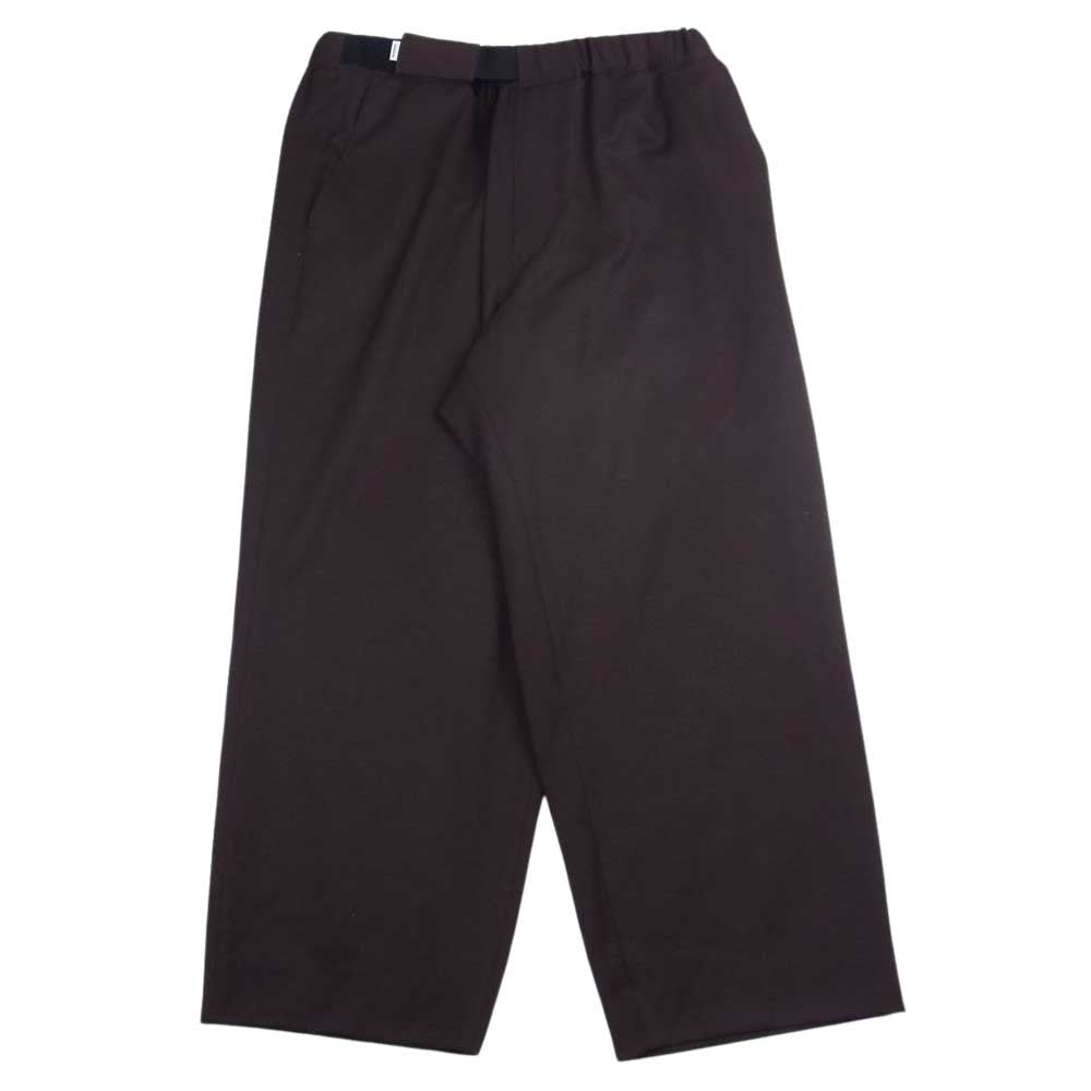 GRAPHPAPER グラフペーパー 19AW GM194-40512  Lechoppe EDIFICE 別注 Wool Twill Cook Pant ウールツイル コック パンツ ブラウン系 F【美品】【中古】