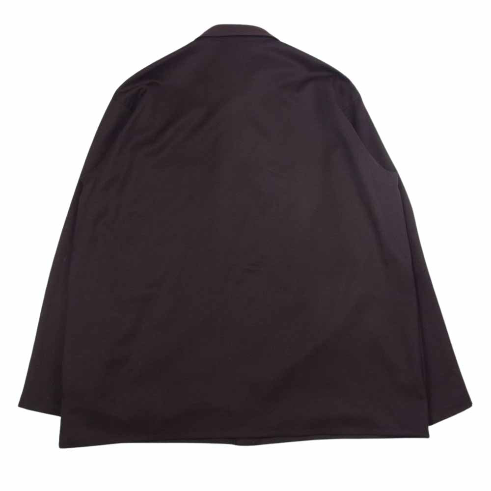 GRAPHPAPER グラフペーパー  19AW GM194-50513 Lechoppe EDIFICE 別注 WOOL TWILL L/S BOX SHIRT ウール ツイル ボックス シャツ ブラウン系 2【美品】【中古】