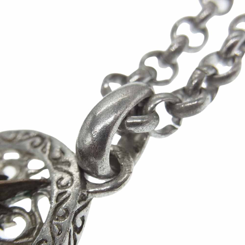 SAAD サード シルバー925 太陽神 ペンダントトップ チャーム ステンレスチェーンネックレス シルバー系【中古】