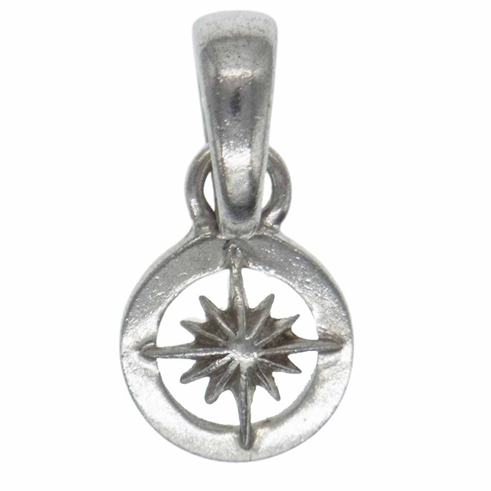 SAAD サード シルバー925 太陽神 ペンダントトップ チャーム ステンレスチェーンネックレス シルバー系【中古】