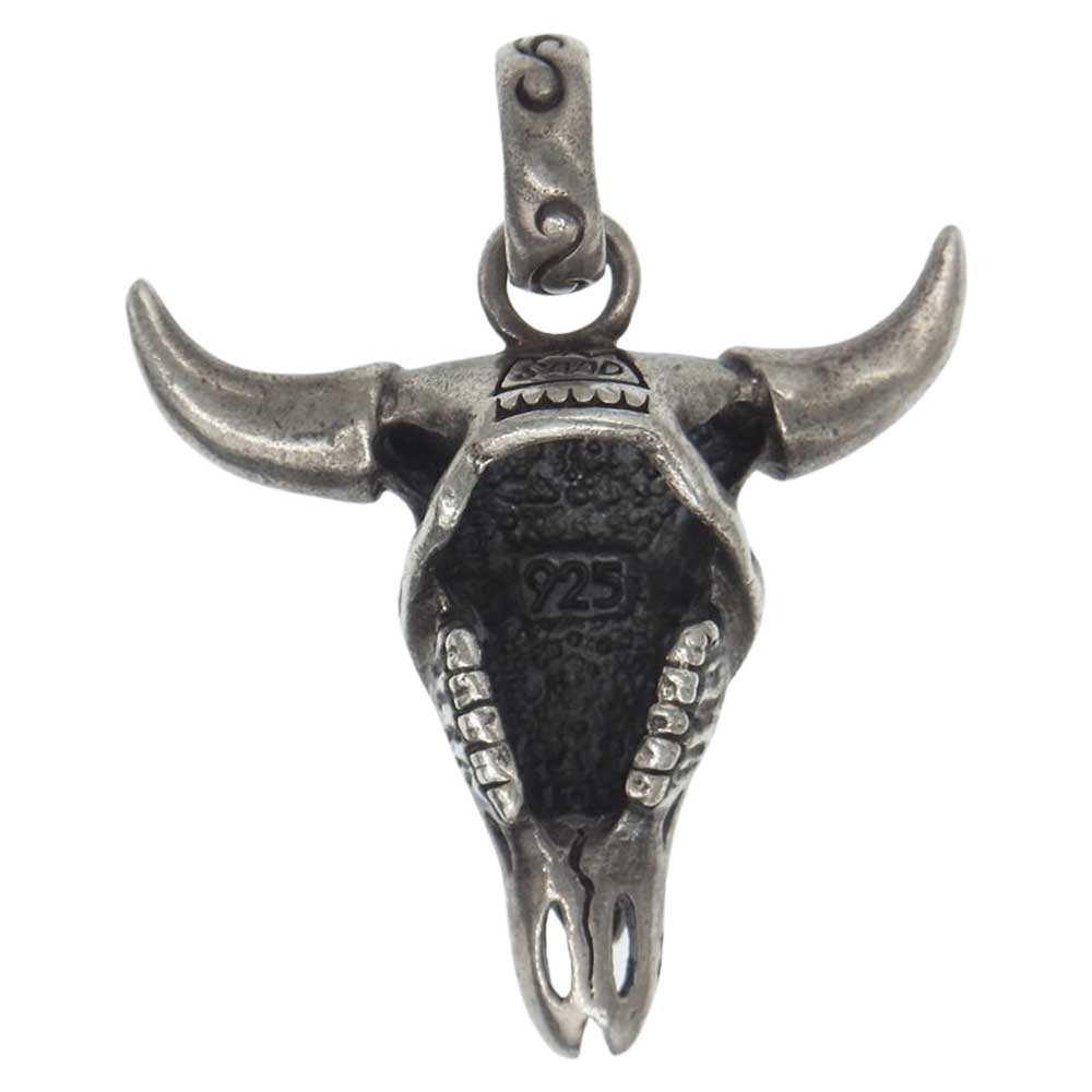SAAD サード シルバー925 バッファロー ペンダントトップ シルバー系