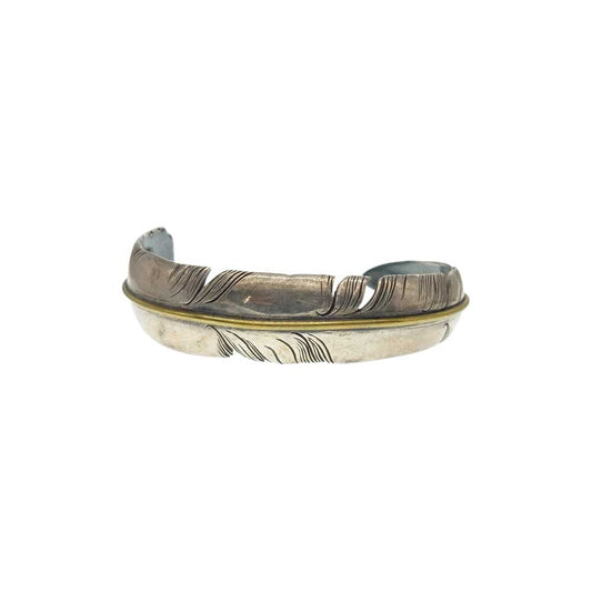 SAAD サード シルバー925 フェザー バングル シルバー系【中古】