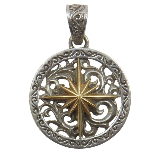 SAAD サード K18太陽神付 シルバー925 ペンダントトップ シルバー系【中古】