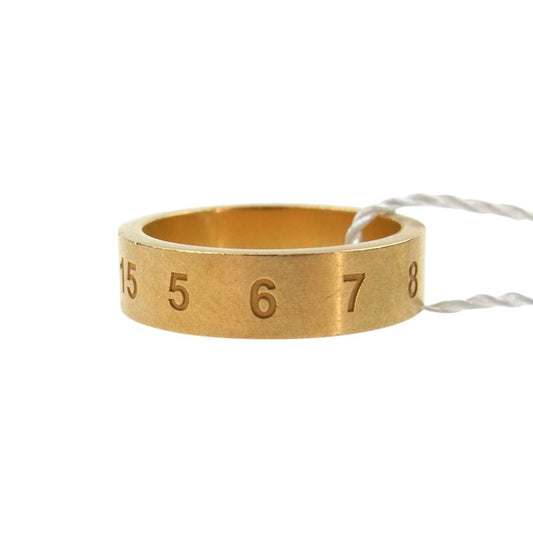 MAISON MARGIELA メゾンマルジェラ SM1UQ0050 NUMBER RING ナンバーズ リング シルバー925 アンティーク加工 ゴールド系【新古品】【未使用】【中古】