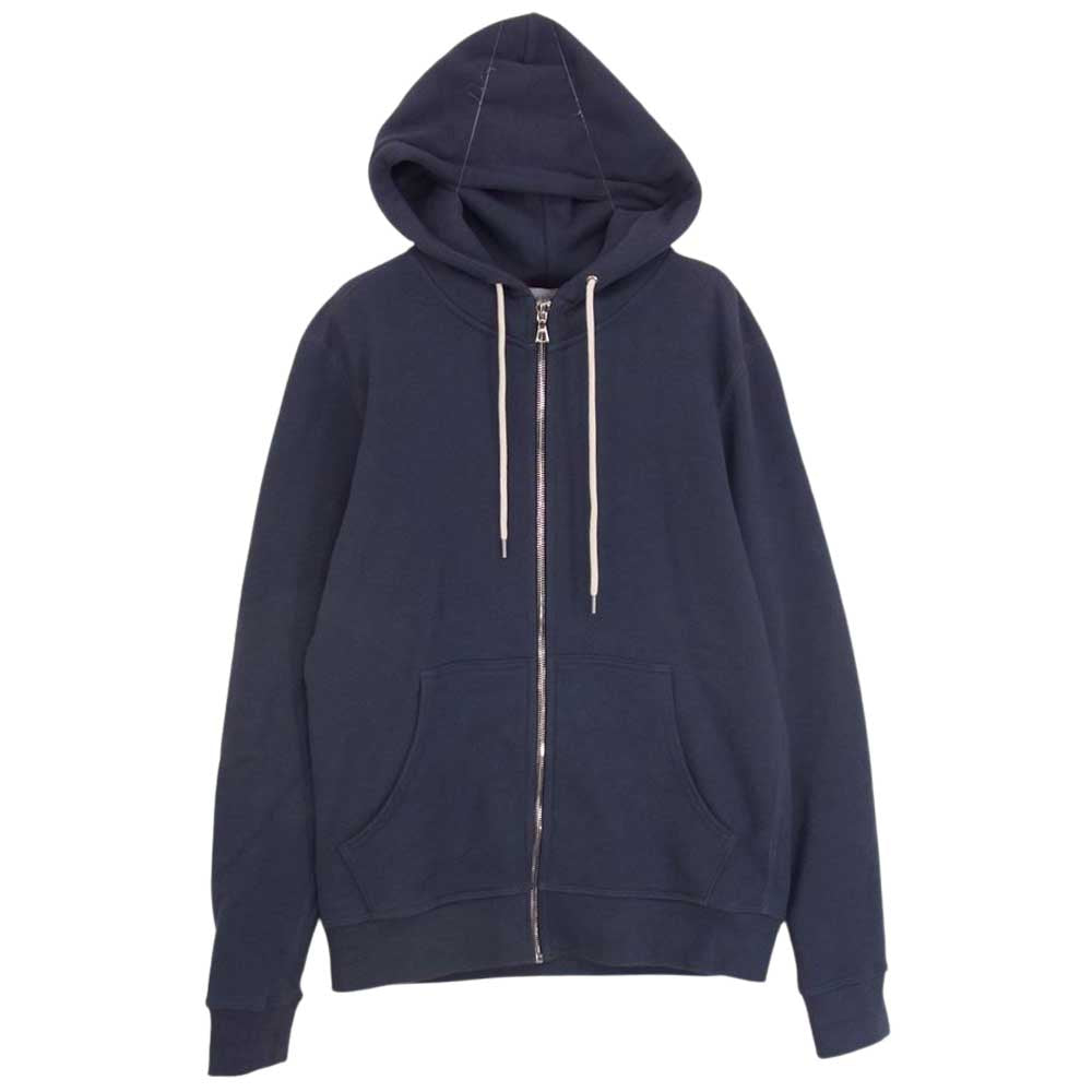 ジョン エリオット フルジップ スウェット パーカー ネイビー系 ネイビー系 O【中古】