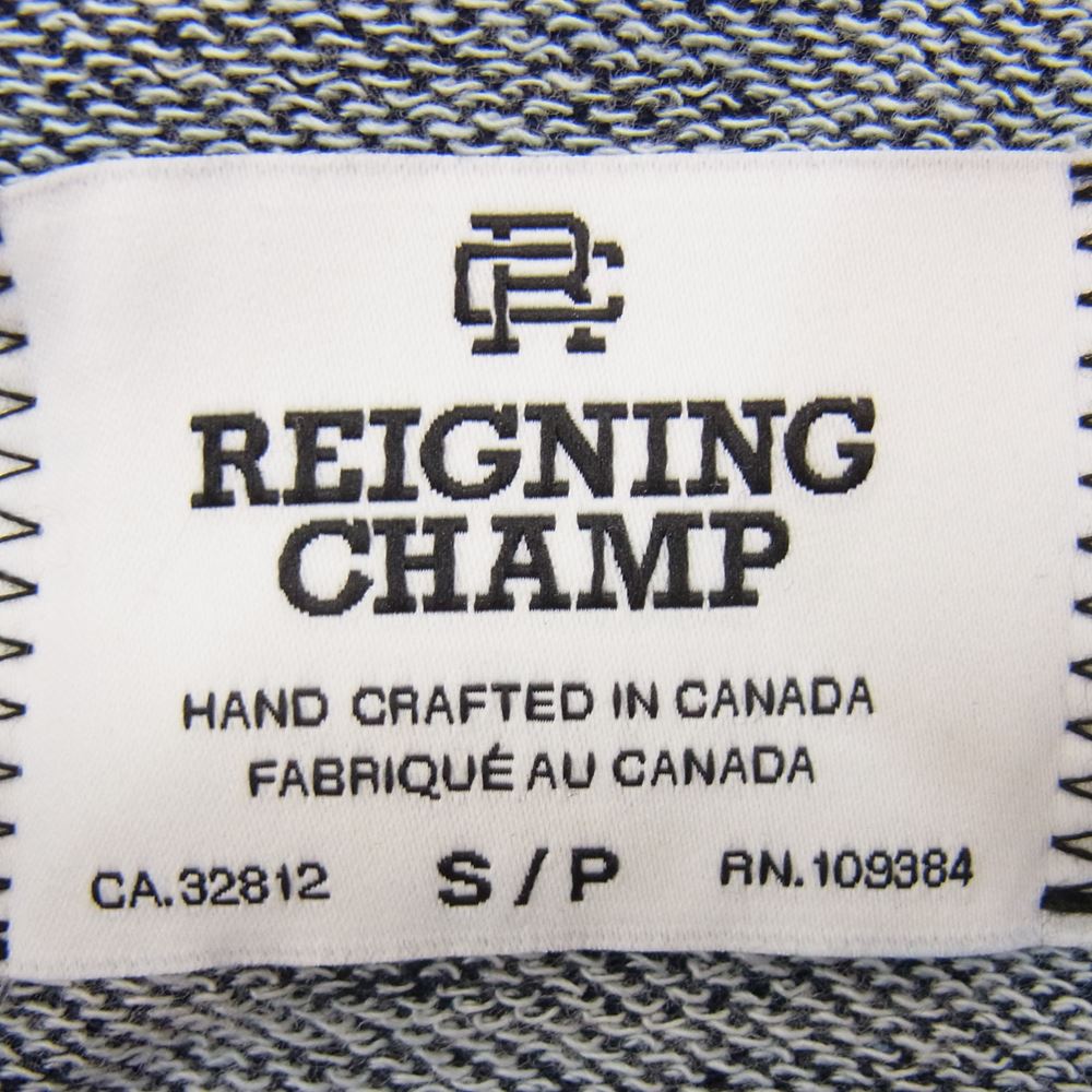 REIGNING CHAMP レイニングチャンプ クルー スウェット インディゴ ブルー系 S/P【中古】