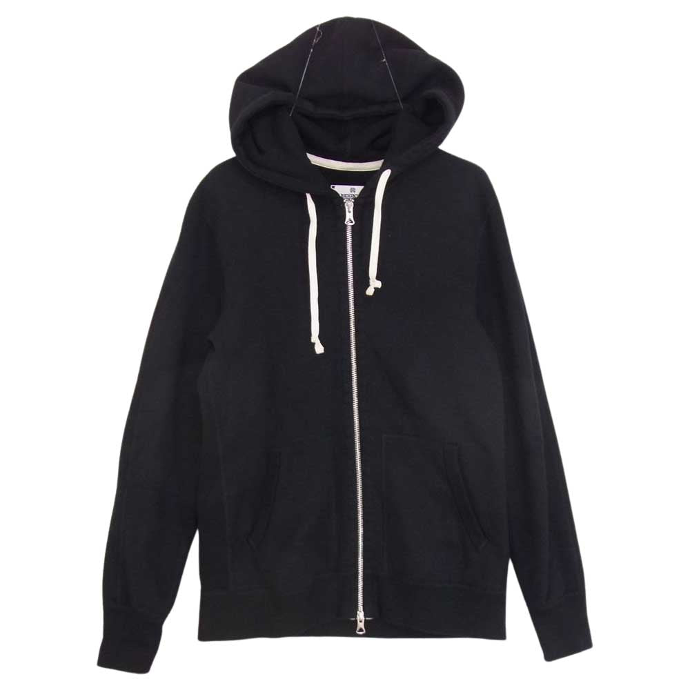 REIGNING CHAMP レイニングチャンプ フルジップ スウェット パーカー ブラック系 S/P【中古】
