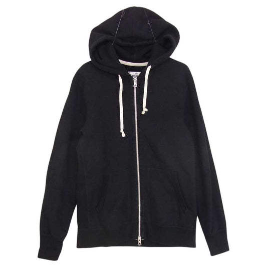 REIGNING CHAMP レイニングチャンプ フルジップ スウェット パーカー ブラック系 S/P【中古】