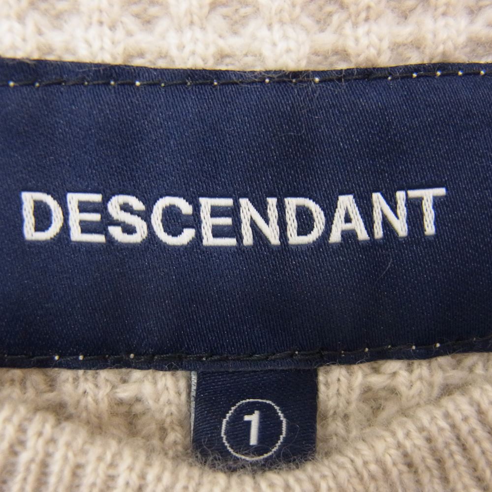 DESCENDANT ディセンダント WAFFLE L/S ワッフル TEE サーマル カットソー グレー系 1【中古】