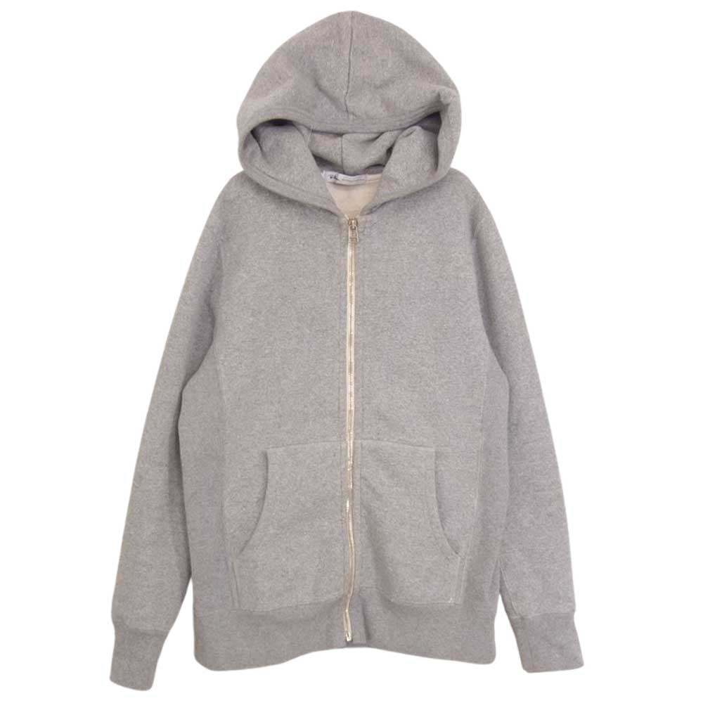 Ron Herman ロンハーマン Basic Sweat Hoodie フルジップ スウェット パーカー グレー系 S【中古】