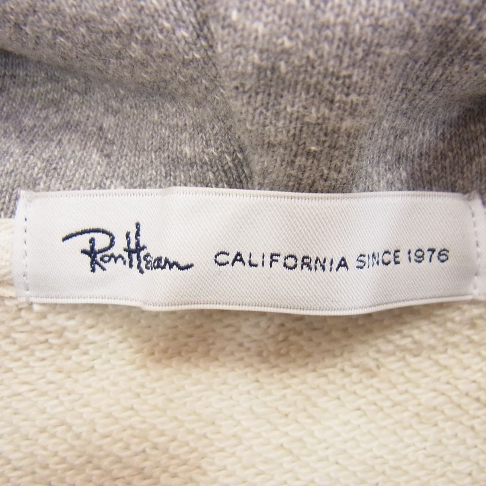 Ron Herman ロンハーマン Basic Sweat Hoodie フルジップ スウェット パーカー グレー系 S【中古】