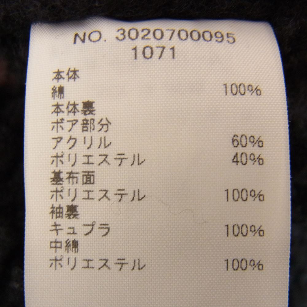 Ron Herman ロンハーマン Boa Shirt Jacket ボア シャツ ジャケット ブラック系 S【中古】