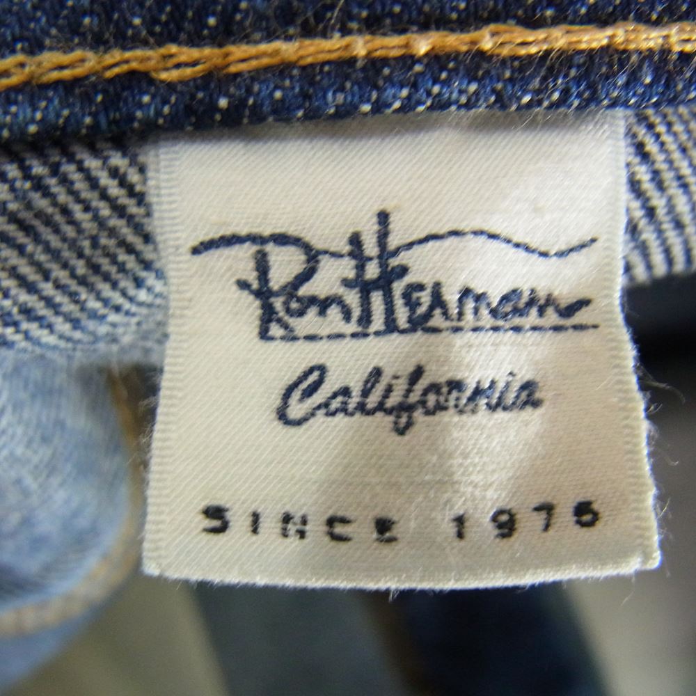 Ron Herman ロンハーマン Slim Tapered Stretch Denim Pants スリム テーパード ストレッチ デニム パンツ インディゴブルー系 M【中古】